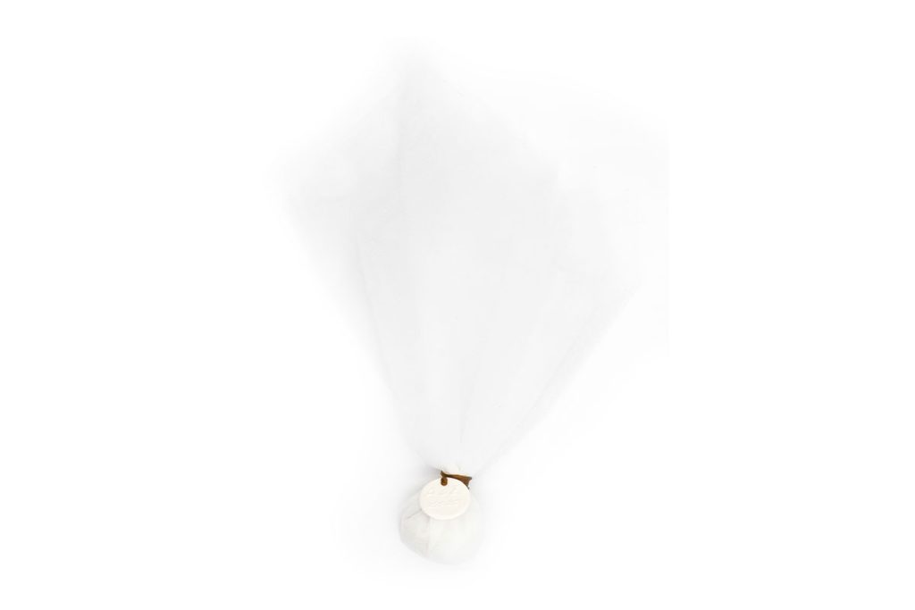 Τούλινη μπομπονιέρα διπλωτή